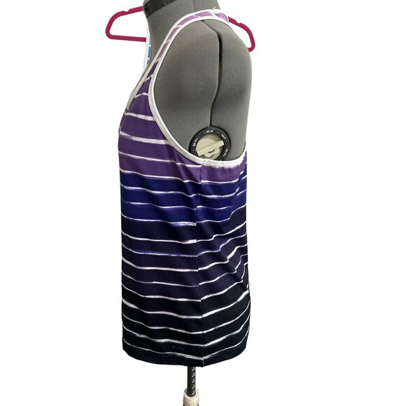 Champion Womens Striped Racerback Tank Top Bundle - Size XL Blue & Purple - Picture 2 of 15